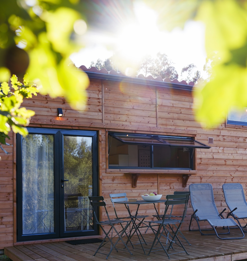 Eco-friendly tiny house rental in Northern Portugal – A Branda exterior view
